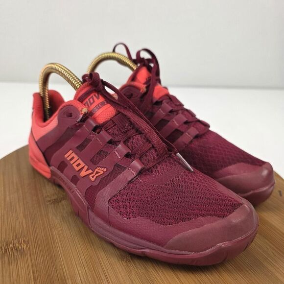 Inov-8 F-Lite 235 V2 Shoes Womens Size 8 Maroon Pink Powerheel Ropetec Training - Picture 6 of 16